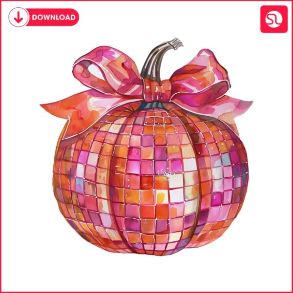 coquette-bow-disco-pumpkin-png