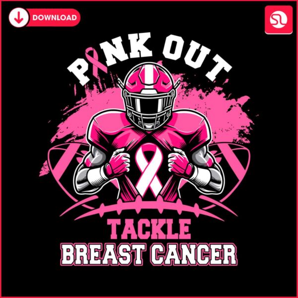 breast-cancer-football-pink-out-svg