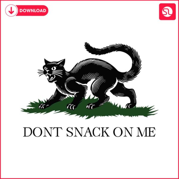 gadsden-black-cat-dont-snack-on-me-svg