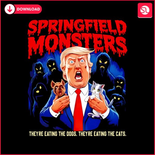 springfield-monsters-trump-theyre-eating-the-dogs-and-the-cats-png