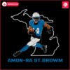 detroit-lions-dootball-amon-ra-st-brown-state-star-player-png