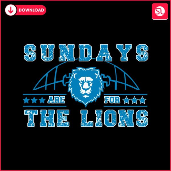 retro-vintage-sundays-are-for-the-lions-football-mascot-svg