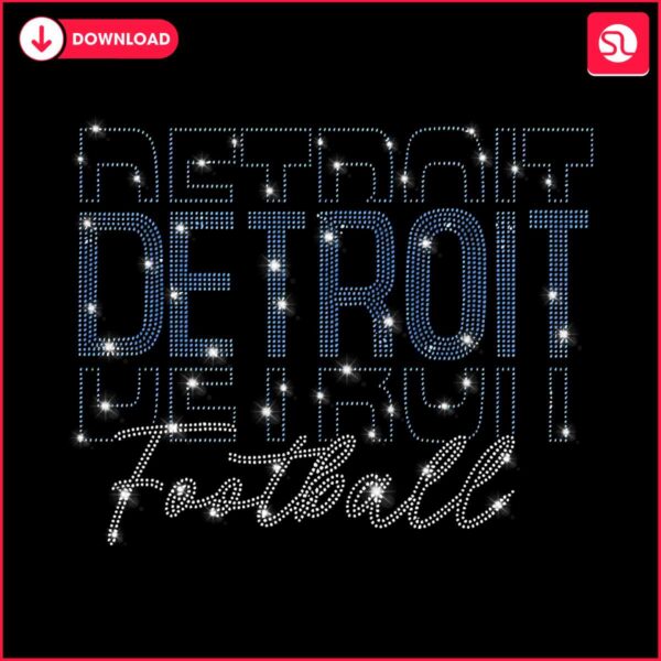 detroit-football-rhinestone-sparkling-gameday-png