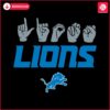 love-sign-lions-football-logo-svg