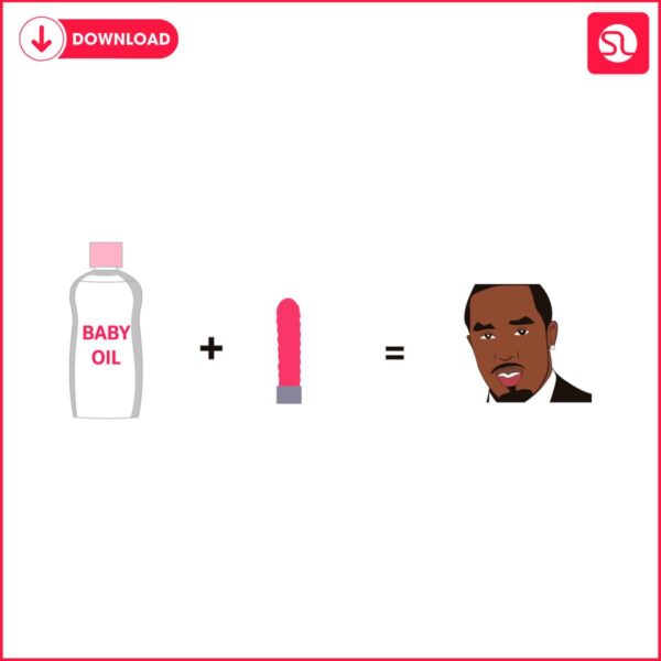 diddy-baby-oil-funny-meme-svg