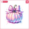 coquette-pink-iridescent-pumpkin-clipart-png