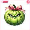 pink-bow-grinch-face-pumpkin-png