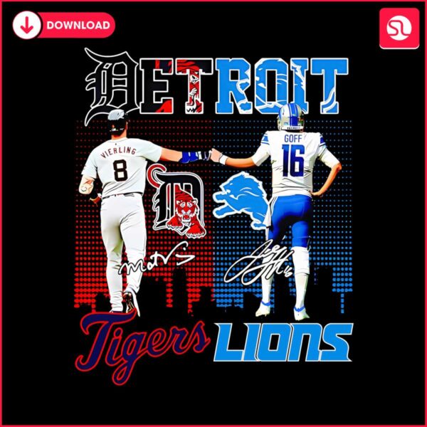 detroit-tigers-vierling-and-detroit-lions-goff