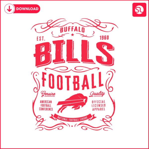 retro-vintage-nfl-buffalo-bills-football-logo-est-1960-svg