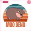 retro-suset-cute-moo-deng-pygmy-hippo-svg