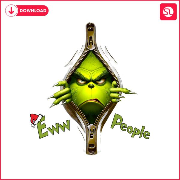 grinch-zipper-eww-people-funny-christmas-png