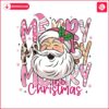 retro-glitter-pink-santa-merry-christmas-santa-claus-png