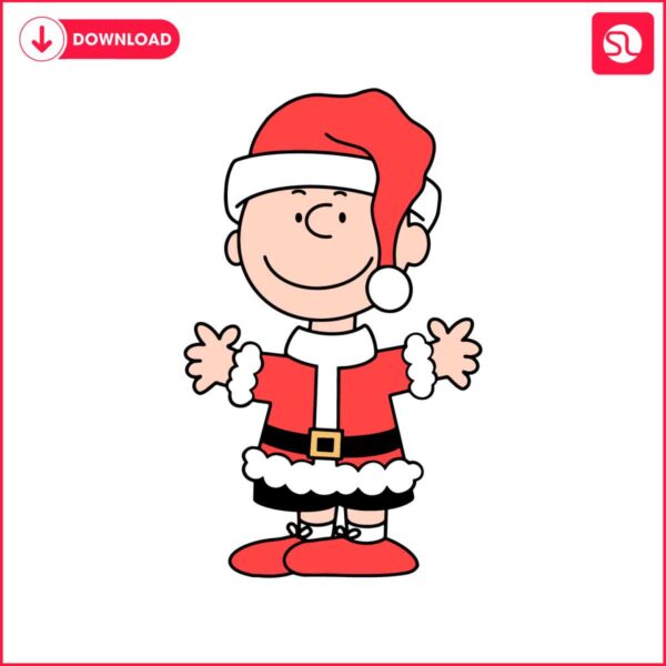 christmas-peanuts-charlie-brown-santa-hat-svg