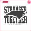 north-carolina-stronger-together-map-svg-silhouette