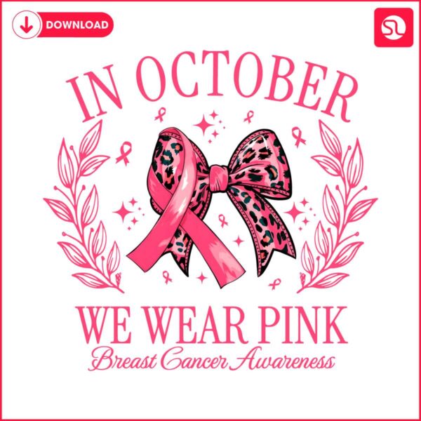 leopard-pink-coquette-ribbon-in-october-we-wear-pink-breast-cancer-png