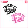 retro-together-we-fight-football-pink-ribbon-svg