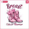 breast-cancer-warrior-pink-crown-boots-png