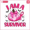 i-am-a-survivor-fall-pink-pumpkin-riboon-svg