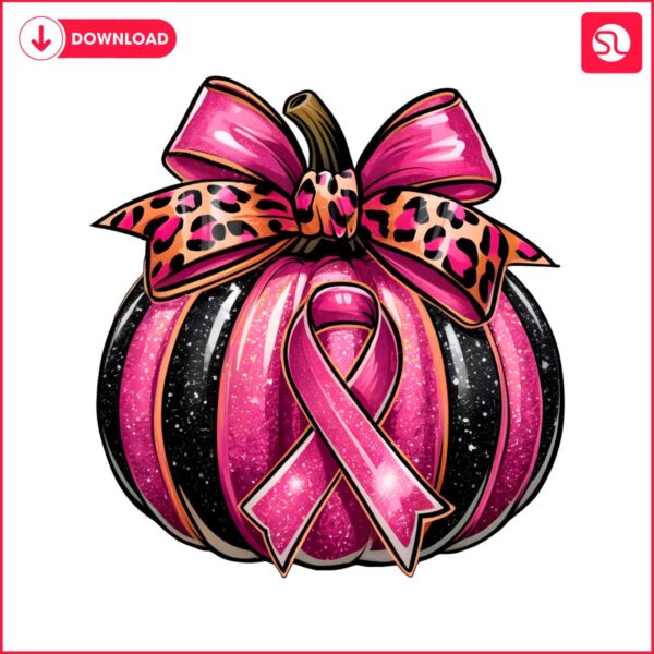 pink-leopard-coquette-breast-cancer-awareness-pumpkin-png