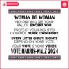 woman-to-woman-vote-harris-walz-2024-svg