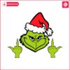 grinch-middle-finger-funny-grinchmas-santa-claus-svg