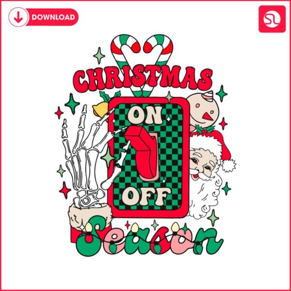 retro-christmas-season-on-off-skeleton-hand-santa-claus-svg