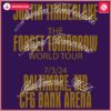 Justin Timberlake Baltimore The Forget Tomorrow Tour SVG