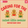 Adorable Baby Nursing Mother Cookies SVG