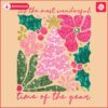 Stylish Pink Glitter Christmas The Best Times Ever PNG