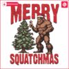 Vintage Western Squatchmas Santa Hat SVG