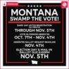 2024 Election Donald Trump Vote in Montana Swamp SVG