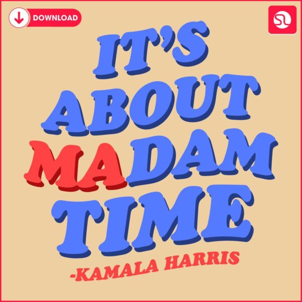 Vintage Cool Madam Time Kamala Harris SVG