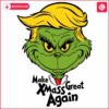 Revive Christmas Spirit with Trump Grinch SVG