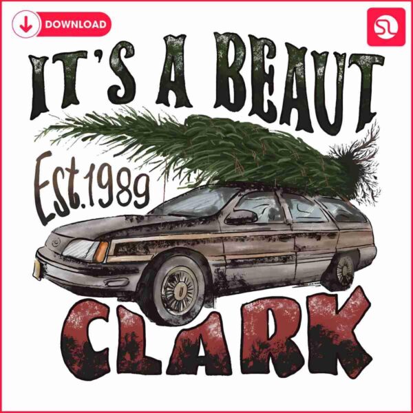 Classic Clarks Christmas Movie SVG 1989 Vintage Beauty