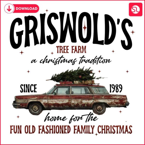 Classic Griswold Tree Farm Holiday Tradition PNG