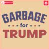 Hilarious Trump 2024 Election Trash SVG