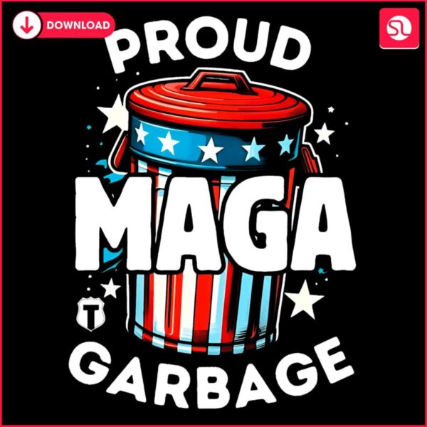 Hilarious Trump 2024 MAGA Garbage PNG