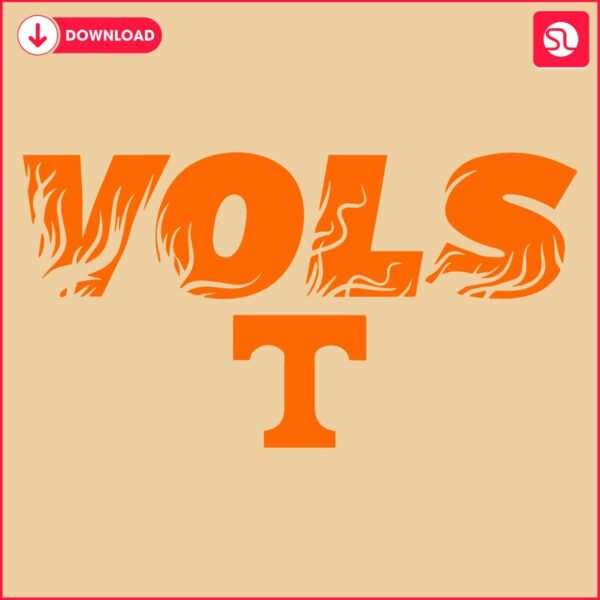 Vibrant Tennessee Vols Football SVG in Dark Mode