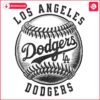 Classic Los Angeles Dodgers Baseball Logo in PNG Format