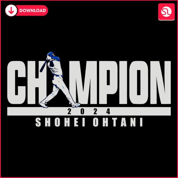 LA 2024 Winner Shohei Ohtani SVG