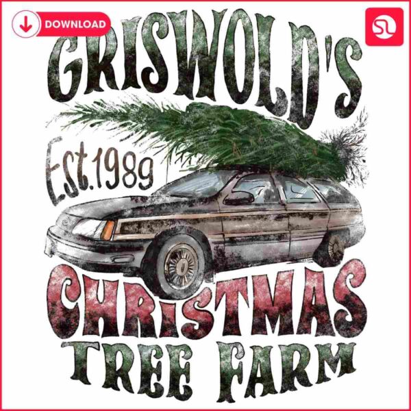 Vintage Christmas Movie PNG from Griswolds Xmas Tree Farm