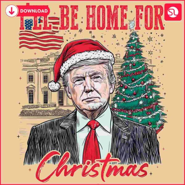 Retro Trump Election Humor Christmas Homecoming SVG