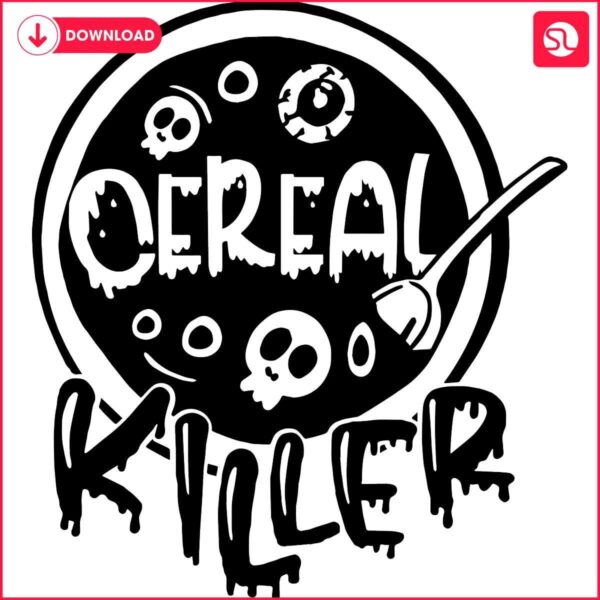 Spooky Halloween SVG Cereal Killer