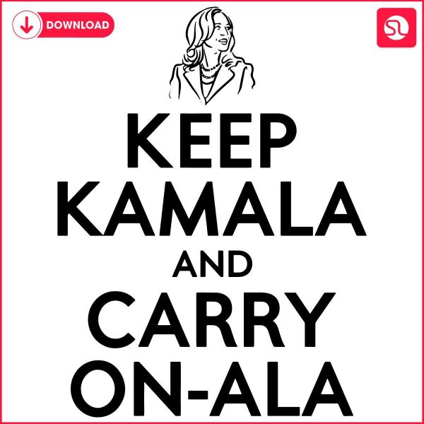 Kamala for President Embrace and Support with SVG