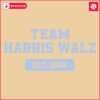 Retro Harris Walz Team Established Nov 24 SVG