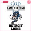 Top Priority God Family Detroit Lions Mascot PNG