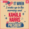 Morning Surprise Kamala Harris SVG Presidency