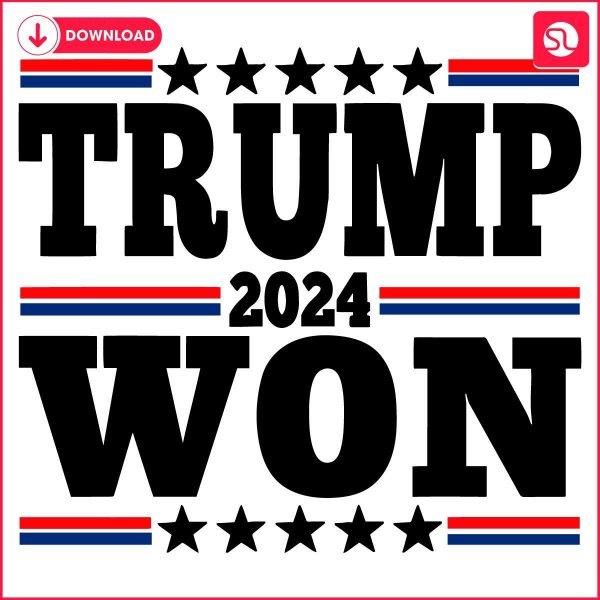 2024 Trump Victory 47th President SVG