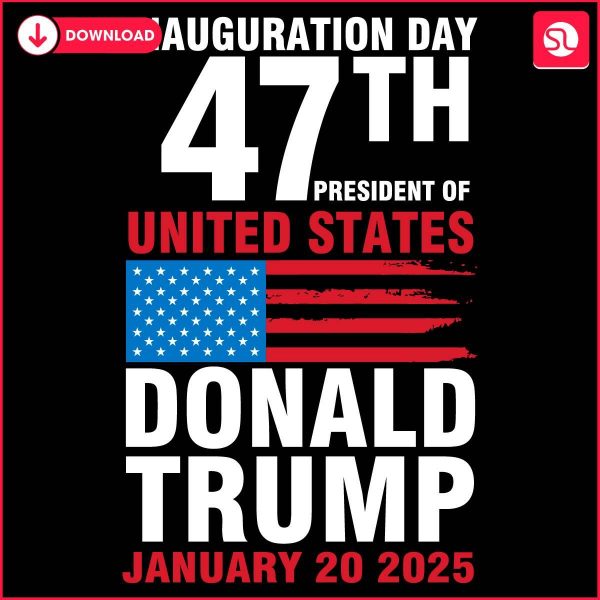 47th President Inauguration Day SVG