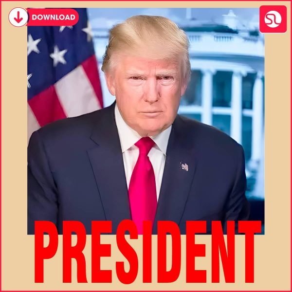 PNG of 47th President Donald Trump